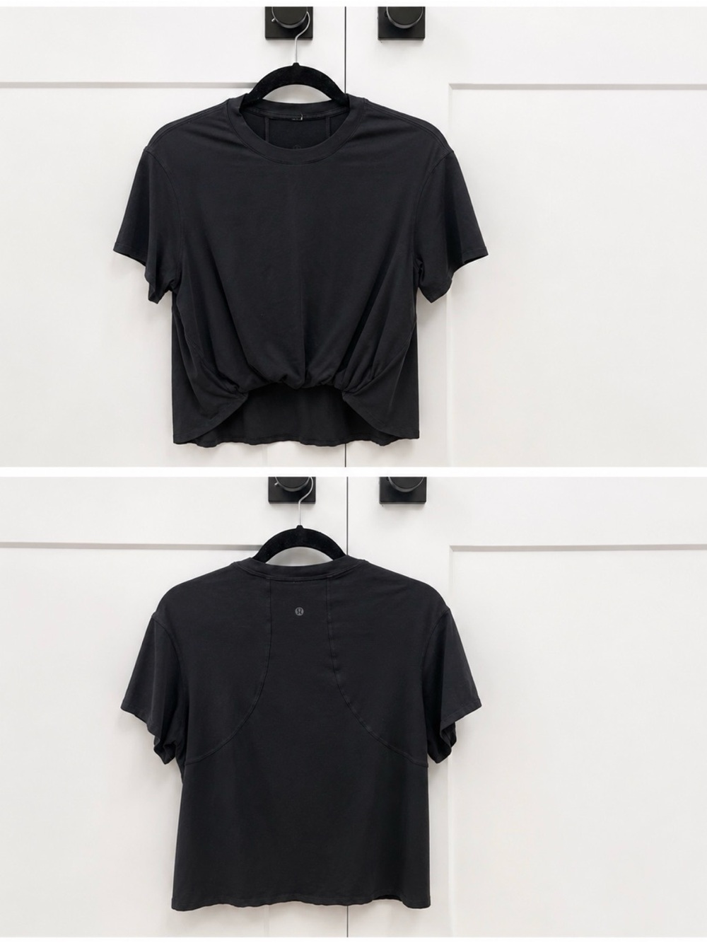 lululemon athletica Black Short Sleeve Tee
